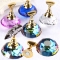 1 Set Magnetic Alloy Nail Clip Exercise Display Stand Acrylic Crystal Practice Nail Tip Salon DIY