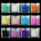 10ML Symphony Glass Beads Crystal Sand Nail Decorations Multicolor Transparent Caviar Crystal Ball Trim