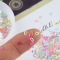 10g/bag 3 6mm Golden Rouge Nail Nail Sequins Five pointed Star Hollow Peach Heart Nail Glitter Get Polished