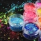 12 Color Nail Art Ultra thin Symphony Mixed Sequins Chrome plated Powder Holographic Magic Color