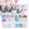 12 Girls Nail art Shell Abalone Sequins Symphony Thin slices irregular pearl Abalone Pieces