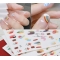 1PCS Abstract Style Nail Stickers Graffiti Color Mix and Match Nail Water Transfer