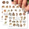 1PCS Eight Different Styles of Cupid Eros Arrow Mixed Love Nail Stickers Decorative Nail Art Gel Water Transfer