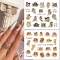 1PCS Eight Different Styles of Cupid Eros Arrow Mixed Love Nail Stickers Decorative Nail Art Gel Water Transfer