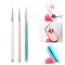 3 Sets of nail brushes Nail brushes Drawing lines UV gel brushes grid pens Nail decoration Manicure Accessories