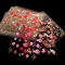 30pcs 3D Bronzing Nail Sticker Flower Love Fruit Cake Red Lips Valentine's Day Style DIY