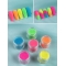 6 Color Nail Acrylic Powder Blue Red Nail Art Fluorescent Sugar Woolen Powder DIY Tips
