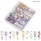 Holographic Nail Foils Water Transfer Starry Sky Paper Flower Butterfly Lace Candy Style