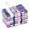 Laser Starry Sky Candy Transfer Nail Sticker Solid Color Marble Retro Style Transfer Paper Foil Set