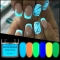 Nail Polish dipping powder Fluorescent Discoloration Two color Change During Day And Night Acrylic