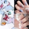 Nail Sticker Film Starry Sky Stickers Color Lace Butterfly Sticker Set Full Coverage Nail Transfer Foil Paper