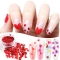 Red Heart Valentine's Day Style Nail Art Sequins Laser Symphony Heart Mix Applique 