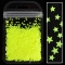 Summer Fluorescent Star Shape And Size mixed Sequins Nail Painted Piece 3D Neon Light Sequin Gel Polish
