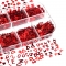 Valentine's Day Style Laser Nail Art Sequin Sticker Love Heart Butterfly Poker Style UV Gel Polished Trim